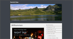 Desktop Screenshot of dominikwyss.ch